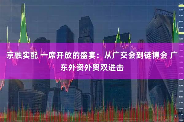 京融实配 一席开放的盛宴：从广交会到链博会 广东外资外贸双进击